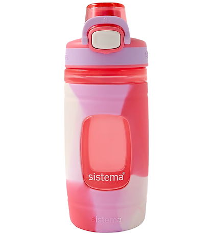 Sistema Drikkedunk - Soft Grip Bottle 473 ml. - Pink/Hvid/Lilla