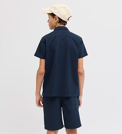 Jack & Jones Skjorte - JJGlobal - Navy Blazer