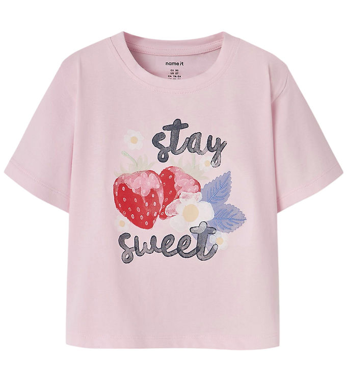 Name It Jonali - Børne T-shirt - Pink - 104