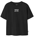 Name It T-shirt - NkmJoss - Sort m. Lime
