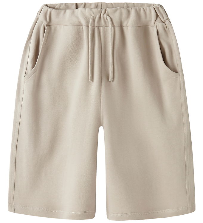 Name It NkmJoni - Børne Sweatshorts - Beige - 122