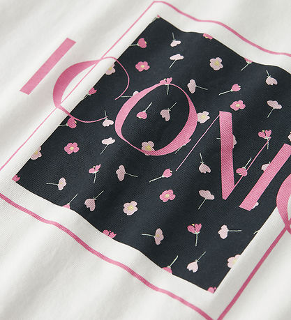 Name It T-shirt - NkfVigea - Bright White/Florals