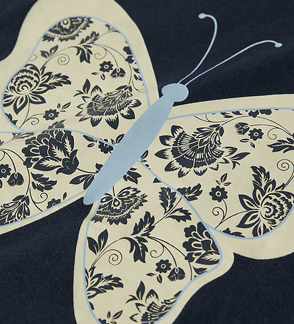 Name It T-shirt - NkfVigea - Navy Blazer/Paisley Flowers