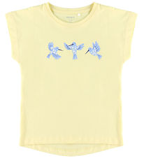 Name It T-shirt - NkfVigea - Double Cream/Hummingbirds