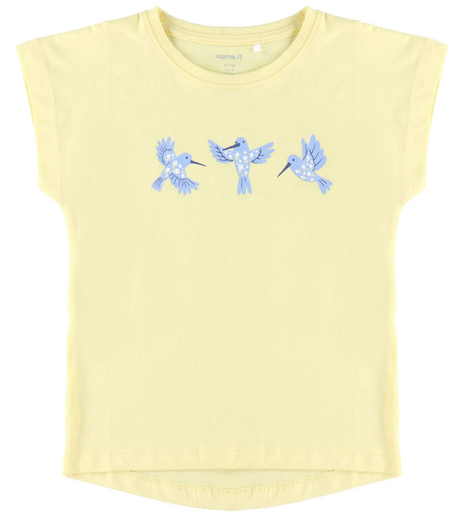 Name It T-shirt - NkfVigea - Double Cream/Hummingbirds