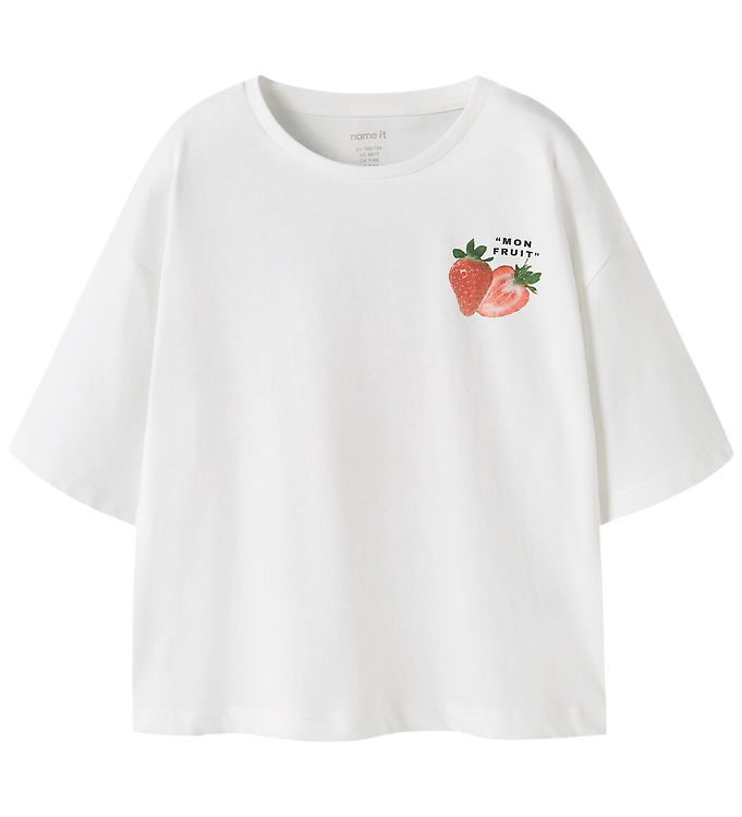 Name It Jemillo - T-shirt - Hvid - Name It Jemillo - T-shirt - Hvid - 152
