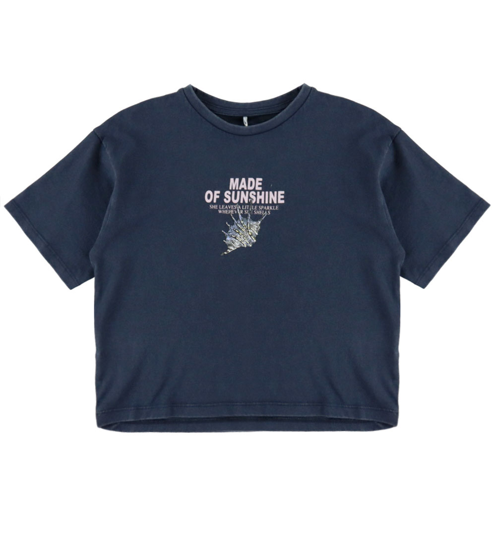 Name It T-Shirt - NkfJoanni - Navy Blazer - Name It - 11-12 Jahre (146-152) - T-Shirts