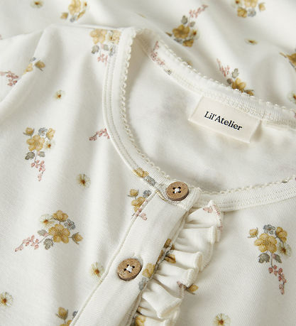 Lil Atelier Kjoler - NmfGayo - Coconut Milk/Flower
