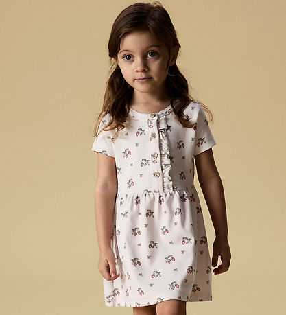 Lil Atelier Kjoler - NmfGayo - Coconut Milk/Flower