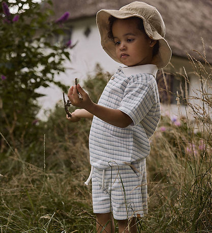 Lil Atelier Shorts - Rib - Loose - NmmHaldur - Coconut Milk/Dust