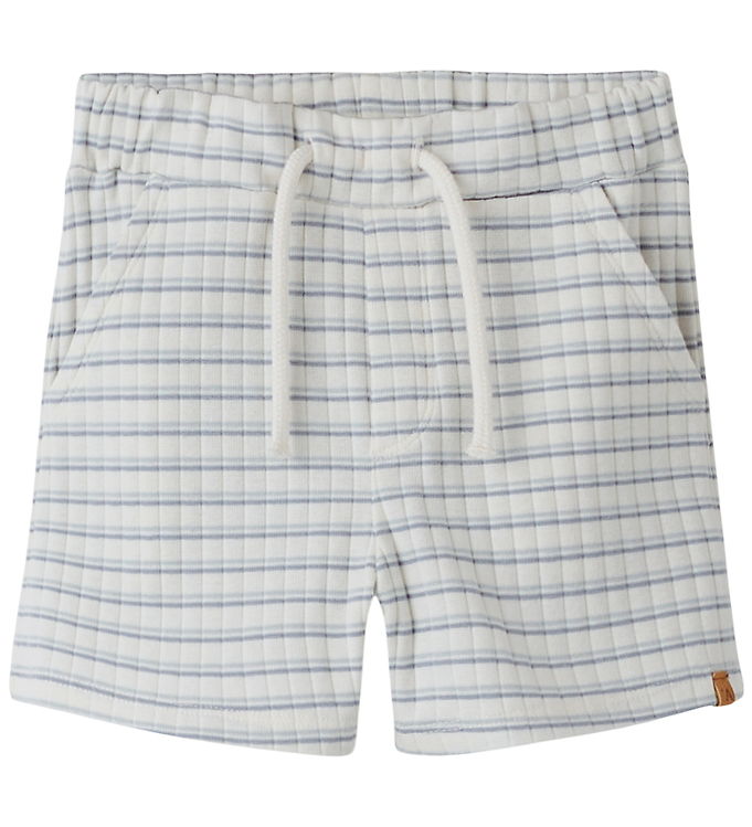 Lil' Atelier Shorts - Rib - Loose - NmmHaldur - Coconut Milk/Dus