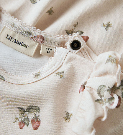 Lil' Atelier Kjolebody k/æ - NbfGayo - Morganite/Strawberry