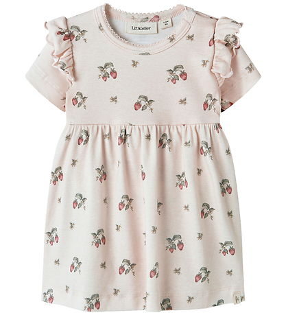 Lil' Atelier Kjolebody k/æ - NbfGayo - Morganite/Strawberry