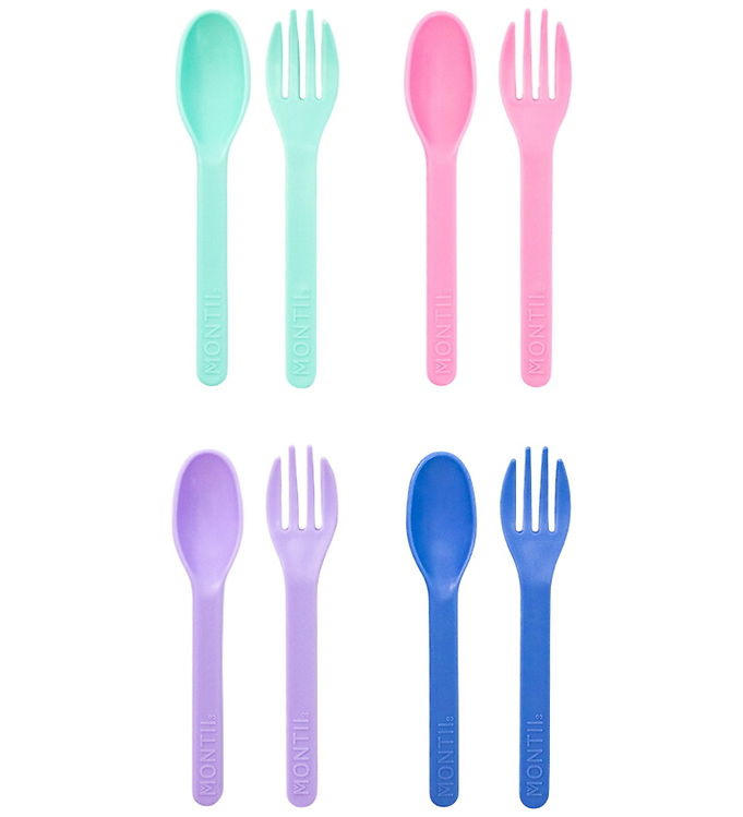 Montiico Børnebestik - Out And About - 8 Dele - Pastel