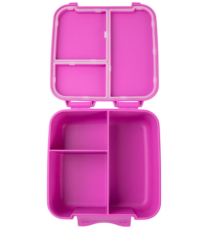 MontiiCo Madkasse m. 3 Rum - Bento Bite - 1,2 L - Fuchsia