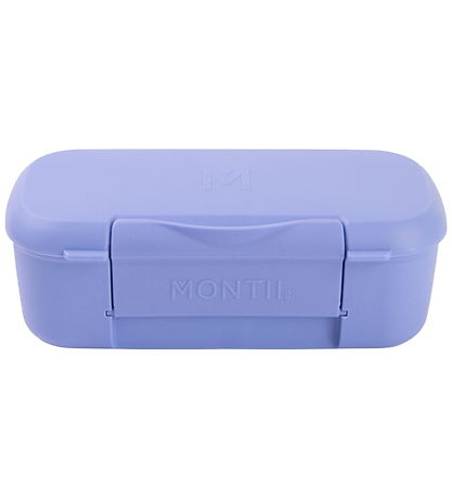 MontiiCo Snackbox w. 2 compartments - Bento Snack - Splash