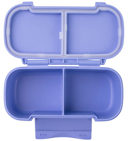 MontiiCo Snackbox w. 2 compartments - Bento Snack - Splash