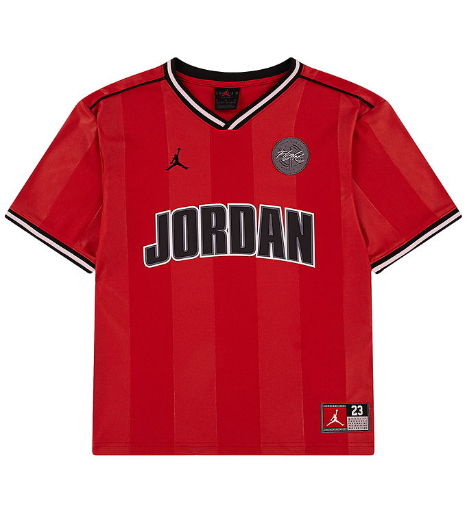 Jordan T-shirt - Sport - Gym Red m. Print