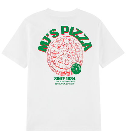Jordan T-Shirt - Pizza - Blanc