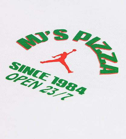 Jordan T-Shirt - Pizza - Blanc