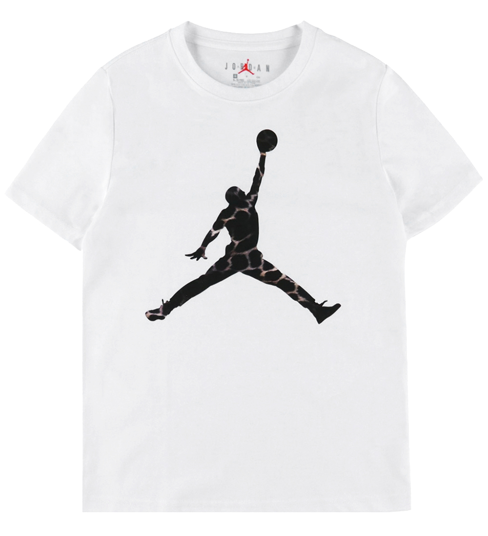 Jordan T-Shirt - Weiß m. Logo - Jordan - 13-15 Jahre (158-170) - T-Shirts