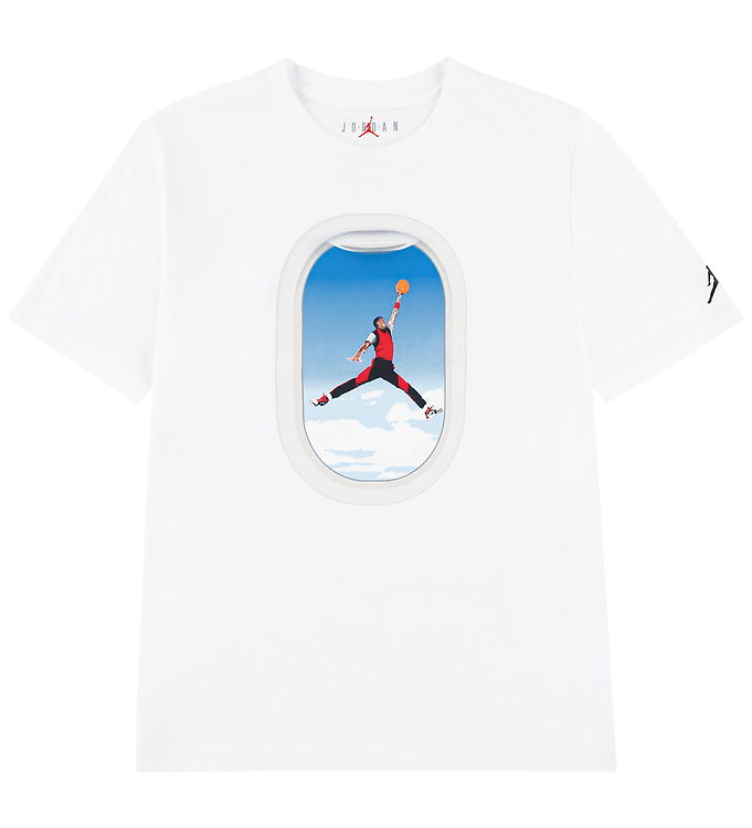 Jordan T-shirt - Plane Window - Hvid m. Print