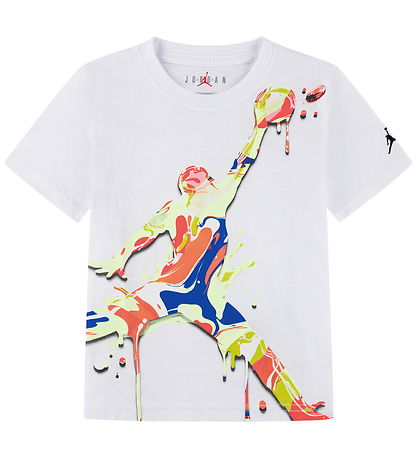 Jordan T-shirt - Splash Paint - White