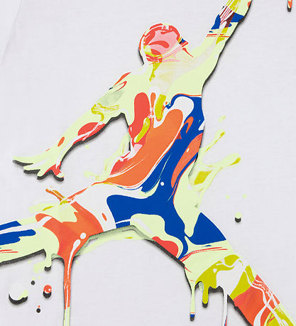Jordan T-shirt - Splash Paint - White