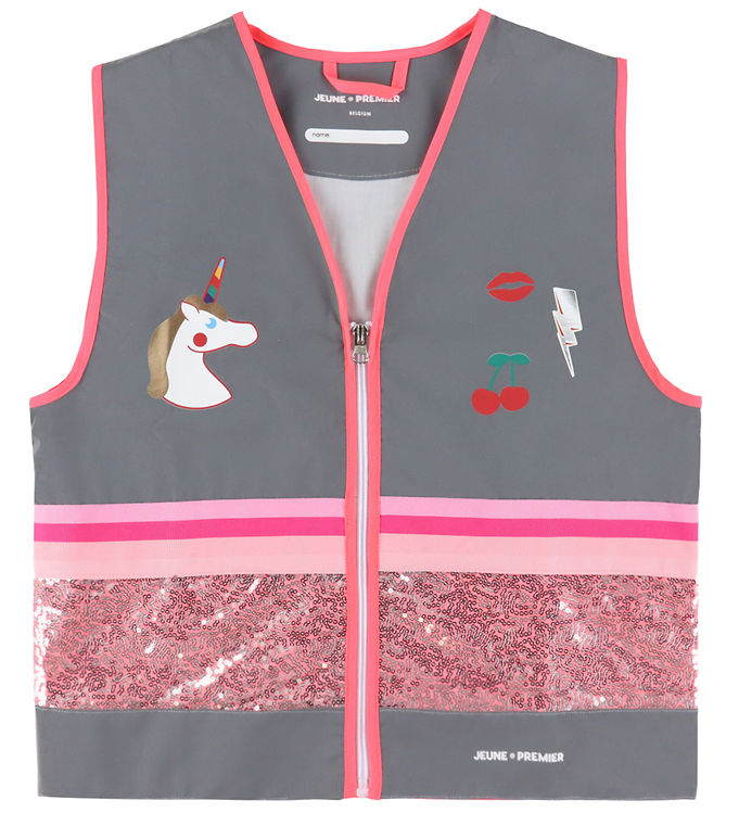 Jeune Premier Refleksvest - 6-9 år - Lady Gadget Pink
