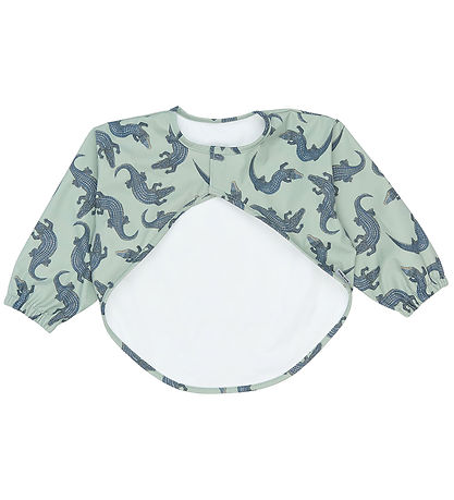 Mikk-Line Hagesmæk m. Ærmer - PU - Croco