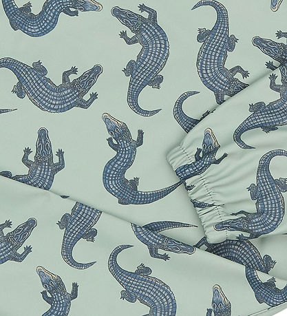 Mikk-Line Hagesmæk m. Ærmer - PU - Croco