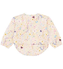 Mikk-Line Hagesmæk m. Ærmer - PU - Butterfly