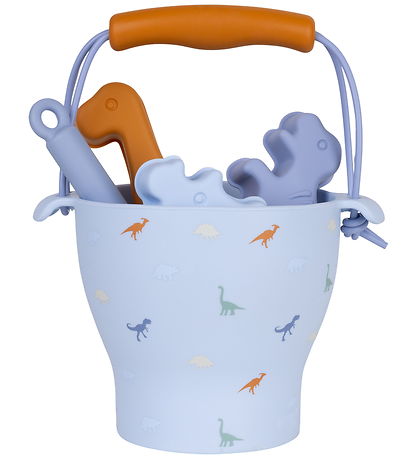 Swim Essentials Strandsæt - Silicone - 5 Dele - Multi Dino