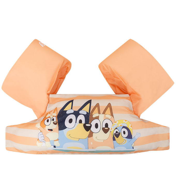 Swim Essentials Svømmevest m. Vinger - 15-30 kg - Orange Bluey