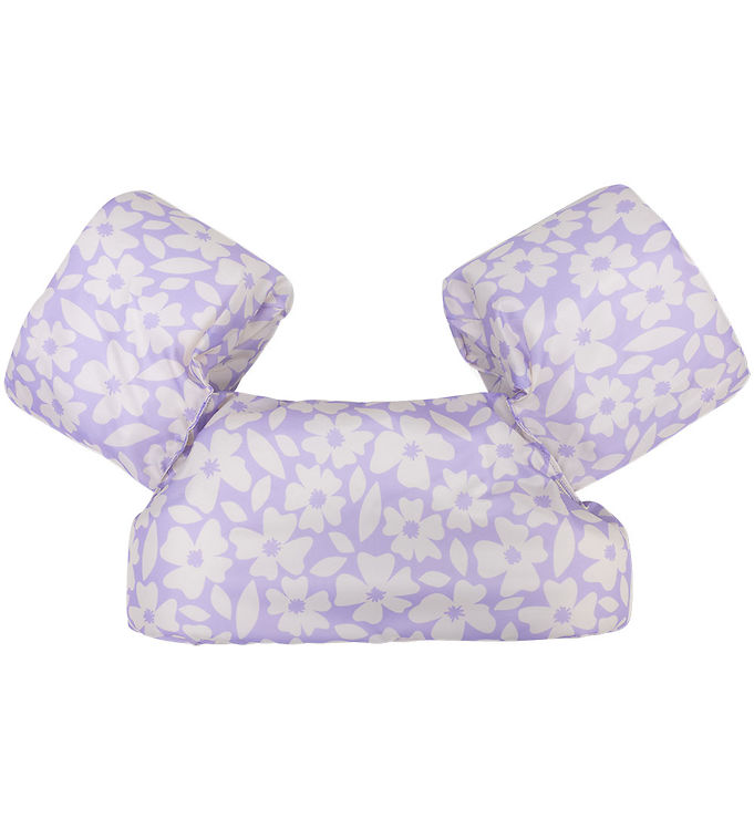 Swim Essentials Svømmevest m. Vinger - 15-30 kg - Purple Florish