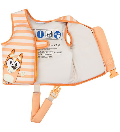 Swim Essentials Svømmevest - 11-15kg - Orange Bluey