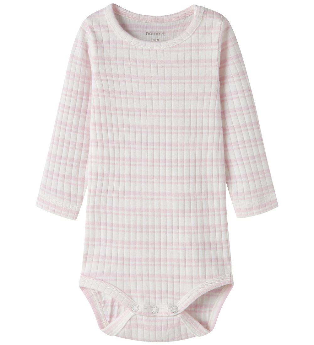 Name It Body l/ä - Rib - NbfHutla - Cradle Pink - Name It - 50 - Body L/Ä