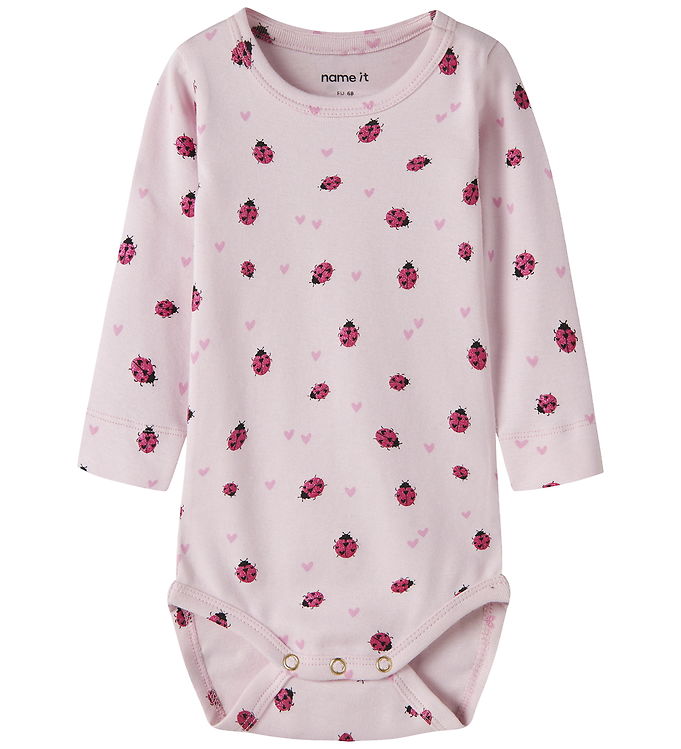 Name It Body l/æ - Bomuld/Modal - NbfHaline - Cradle Pink m. Gli