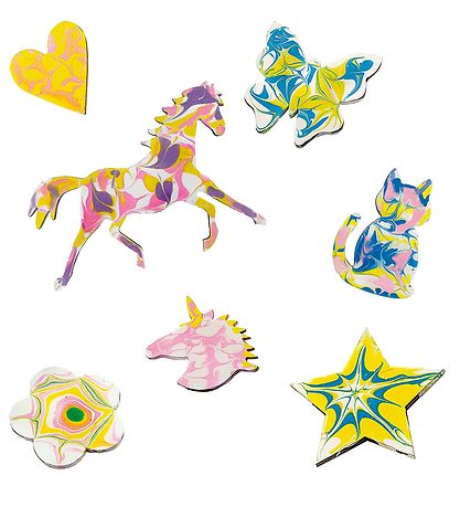 SES Creative Aktivitetssæt - Mal m. Marmorfarver - Dyr SES Creative Aktivitetssæt - Mal m. Marmorfarver - Dyr