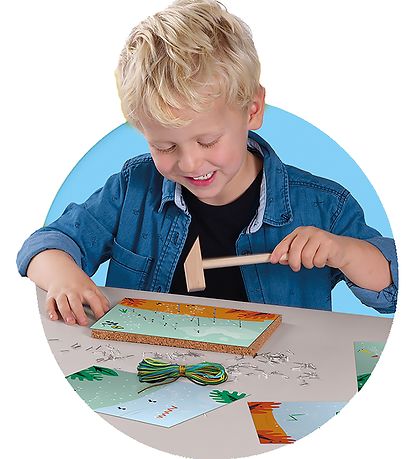 SES Creative Decoration Set - Hammer String Art - Dino SES Creative Decoration Set - Hammer String Art - Dino
