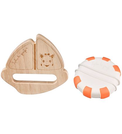 Sophie la Girafe Badelegetøj - So Pure - Båd - Træ/Gummi Sophie la Girafe Badelegetøj - So Pure - Båd - Træ/Gummi