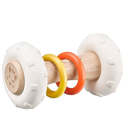 Hochet Sophie la Girafe - So Pure - Totem - Blanc/Bois