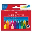 Faber-Castell Voksfarver - Trekantet - 24 stk - Multi Faber-Castell Voksfarver - Trekantet - 24 stk - Multi