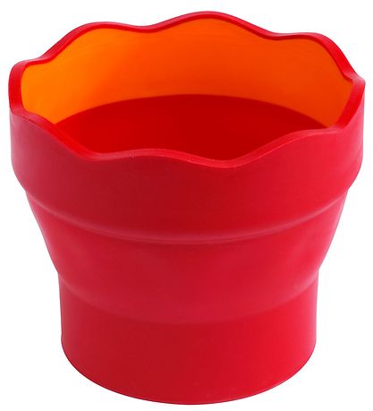 Faber-Castell Cup For Water/Brush - Click&Go - Red Faber-Castell Cup For Water/Brush - Click&Go - Red