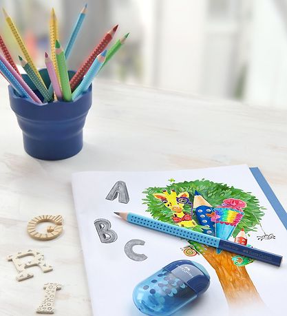 Faber-Castell Kop Til Vand/Pensel - Click&Go - Blå