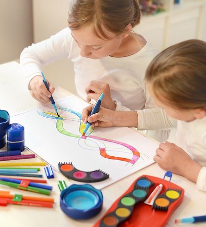 Faber-Castell Kop Til Vand/Pensel - Click&Go - Blå