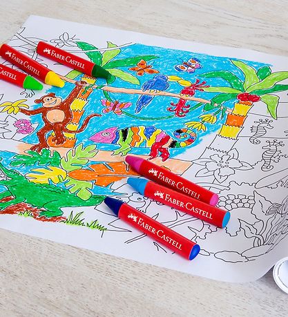 Faber-Castell Farvekridt - 10 stk - Multi