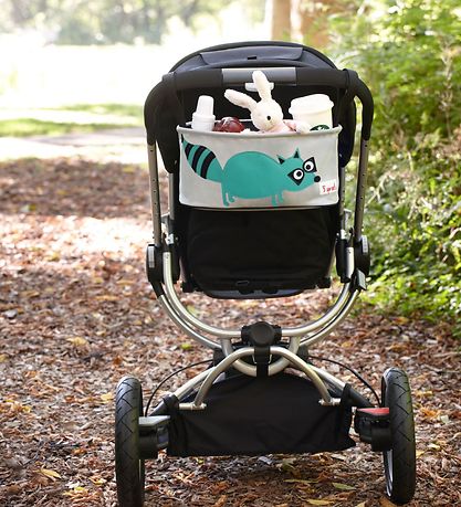 3 Sprouts Barnevognstaske - 32x15x13 - Vaskebjørn 3 Sprouts Barnevognstaske - 32x15x13 - Vaskebjørn