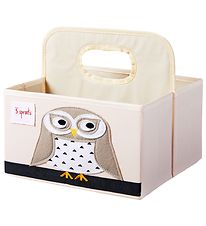 3 Sprouts Opbevaringskurv m. Hank - 25x28x26 - Ugle 3 Sprouts Opbevaringskurv m. Hank - 25x28x26 - Ugle