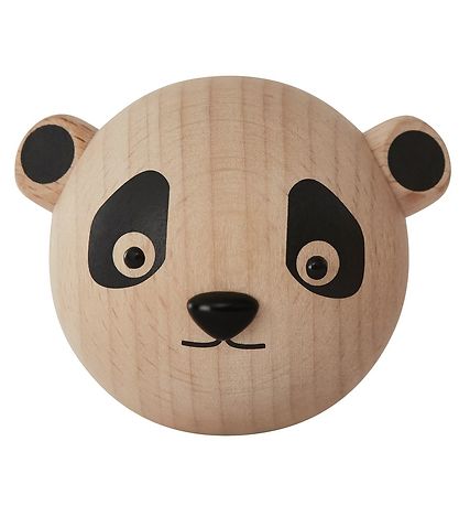 OYOY Knage - 4x4x4 cm - Mini - Panda - Natur OYOY Knage - 4x4x4 cm - Mini - Panda - Natur